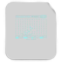 Scary Numbers Macrodata Permanent Decal Sticker