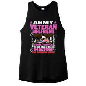 Some Never Meet Their Hero Gift Proud Army Veteran Friend Great Gift Ladies PosiCharge Tri-Blend Wicking Tank