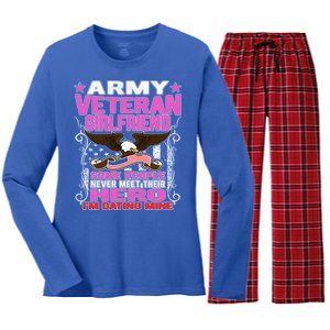 Some Never Meet Their Hero Gift Proud Army Veteran Friend Great Gift Women's Long Sleeve Flannel Pajama Set 