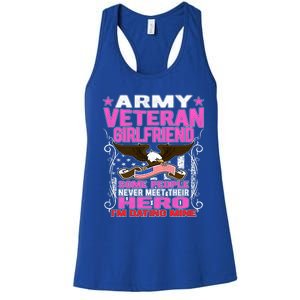 Some Never Meet Their Hero Gift Proud Army Veteran Friend Great Gift Women's Racerback Tank