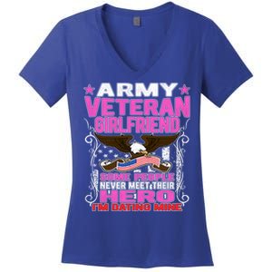 Some Never Meet Their Hero Gift Proud Army Veteran Friend Great Gift Women's V-Neck T-Shirt