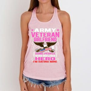 Some Never Meet Their Hero Gift Proud Army Veteran Friend Great Gift Women's Knotted Racerback Tank