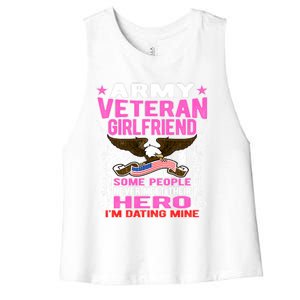 Some Never Meet Their Hero Gift Proud Army Veteran Friend Great Gift Women's Racerback Cropped Tank