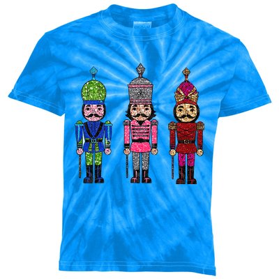 Sequin Nutcracker Matching Family Christmas Pajamas  Kids Tie-Dye T-Shirt