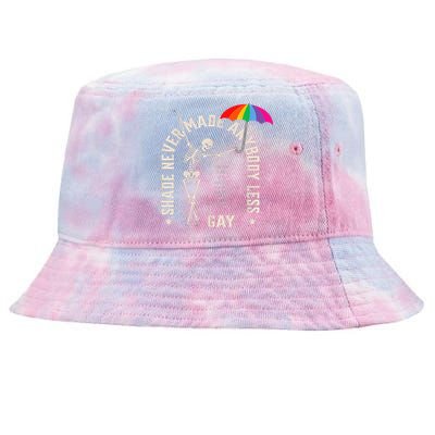 Shade Never Made Anybody Less Gay Tie-Dyed Bucket Hat