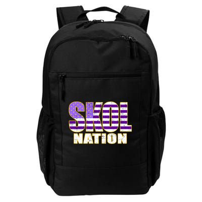 Skol Nation Meaningful Gift Meaningful Gift Purple White Gold Backpack