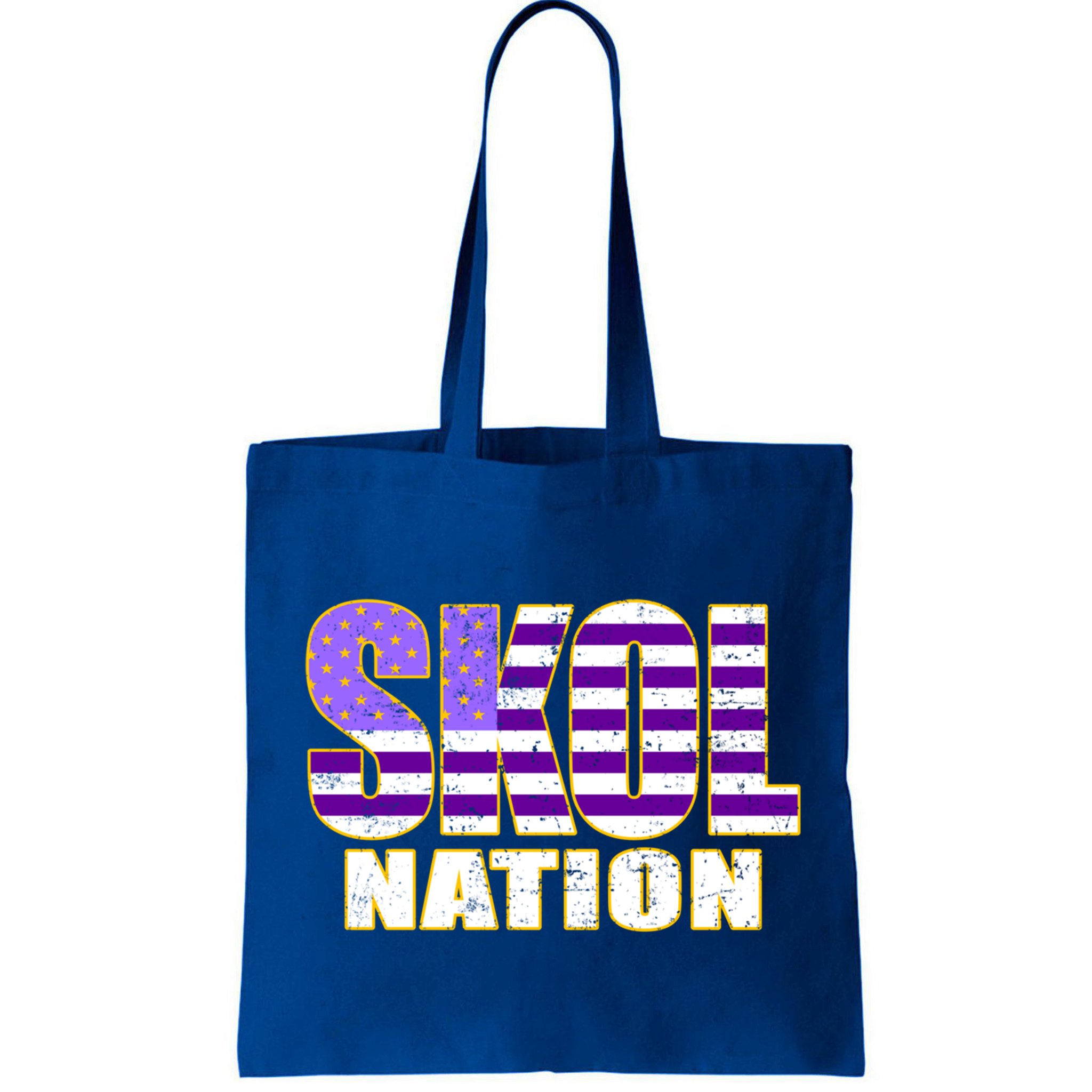 Skol Nation Meaningful Gift Meaningful Gift Purple White Gold Bag