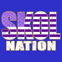 Skol Nation Meaningful Gift Meaningful Gift Purple White Gold Bag