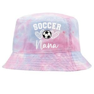 Soccer Nana Matching Family Soccer Tie-Dyed Bucket Hat