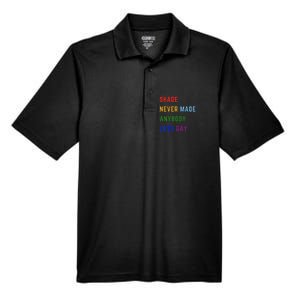 Shade Never Made Anybody Less Gay Men's Origin Performance Pique Polo