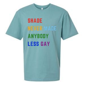 Shade Never Made Anybody Less Gay Sueded Cloud Jersey T-Shirt