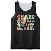 Shade Never Made Anybody Less Gay Mesh Reversible Basketball Jersey Tank