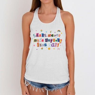 Shade Never Made Anybody Less Gay Women's Knotted Racerback Tank