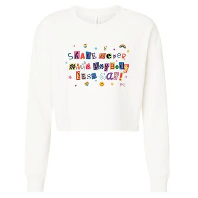 Shade Never Made Anybody Less Gay Cropped Pullover Crew