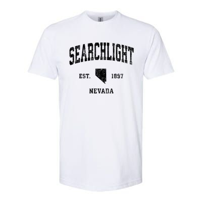 Searchlight Nevada Nv Vintage Athletic Sports Softstyle® CVC T-Shirt