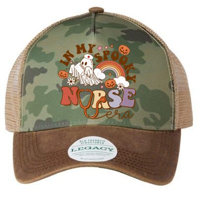 Spooky Nicu Nurse Halloween Ghost In My Spooky Nurse Era Cute Gift Legacy Tie Dye Trucker Hat