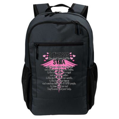 STNA Nurse Nurses Week Nursing School Mothers Day Women Her Daily Commute Backpack