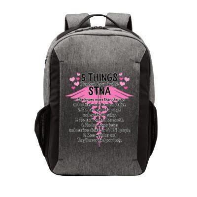 STNA Nurse Nurses Week Nursing School Mothers Day Women Her Vector Backpack