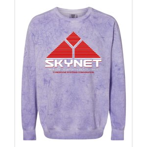 Skynet Neural Net Based Artificial Intelligence Cyberdyne Systems Corporation Colorblast Crewneck Sweatshirt