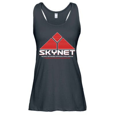 Skynet Neural Net Based Artificial Intelligence Cyberdyne Systems Corporation Ladies Essential Flowy Tank