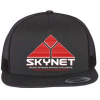 Skynet Neural Net Based Artificial Intelligence Cyberdyne Systems Corporation Flat Bill Trucker Hat
