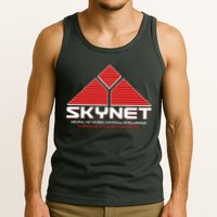 Skynet Neural Net Based Artificial Intelligence Cyberdyne Systems Corporation Tank Top