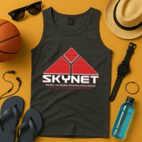Skynet Neural Net Based Artificial Intelligence Cyberdyne Systems Corporation Tank Top