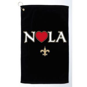 Support Nola Never Forget New Orleans Nola Strong Pray Platinum Collection Golf Towel