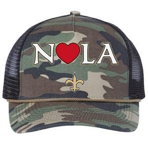 Support Nola Never Forget New Orleans Nola Strong Pray Retro Rope Trucker Hat Cap