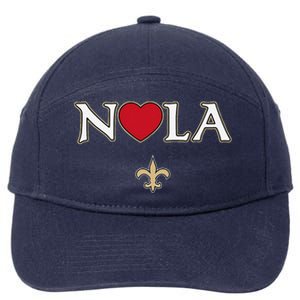 Support Nola Never Forget New Orleans Nola Strong Pray 7-Panel Snapback Hat