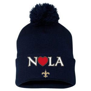 Support Nola Never Forget New Orleans Nola Strong Pray Pom Pom 12in Knit Beanie