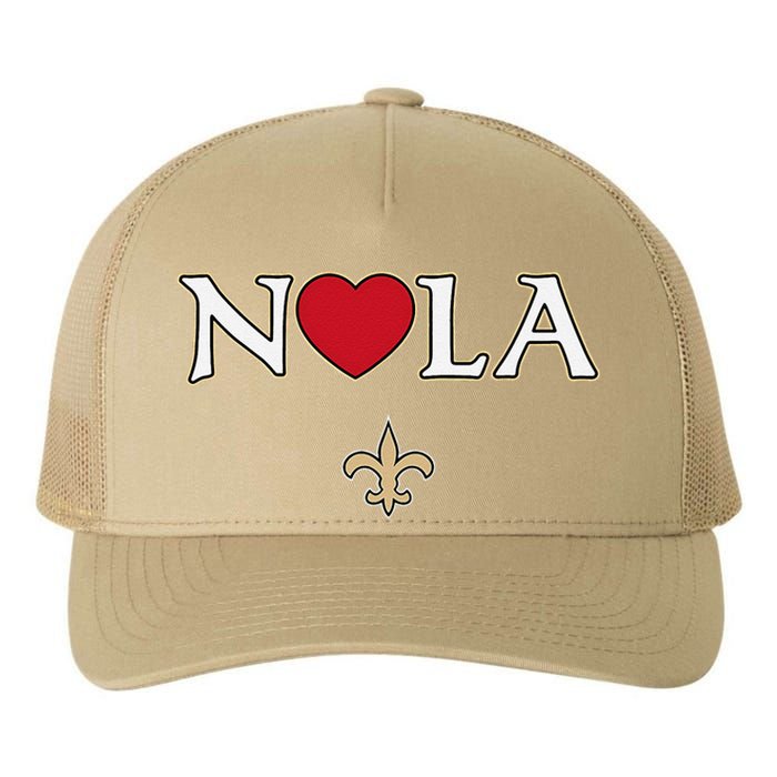 Support Nola Never Forget New Orleans Nola Strong Pray Yupoong Adult 5-Panel Trucker Hat