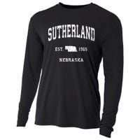 Sutherland Nebraska Ne Vintage Athletic Cooling Performance Long Sleeve Crew