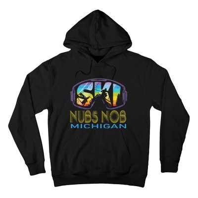 Ski Nubs Nob Michigan Skiing Vacation Hoodie