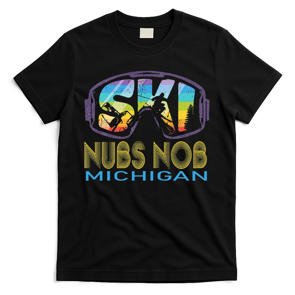 Ski Nubs Nob Michigan Skiing Vacation T-Shirt