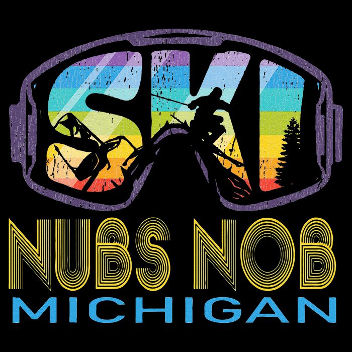 Ski Nubs Nob Michigan Skiing Vacation Backpack