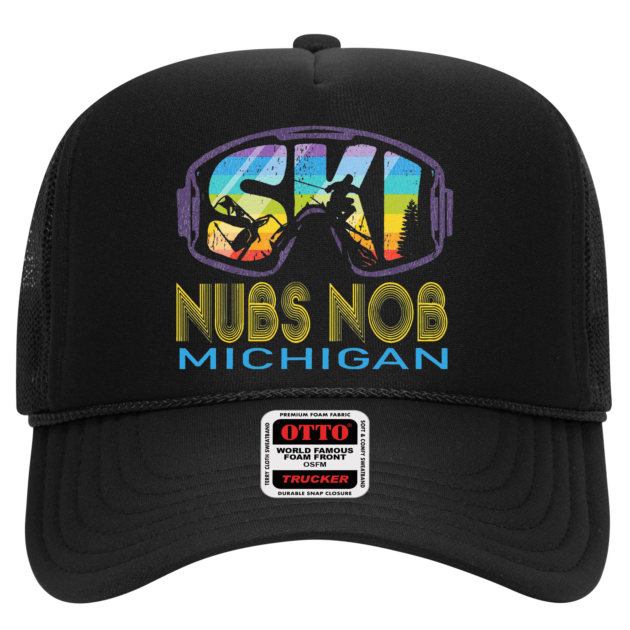 Ski Nubs Nob Michigan Skiing Vacation Hat