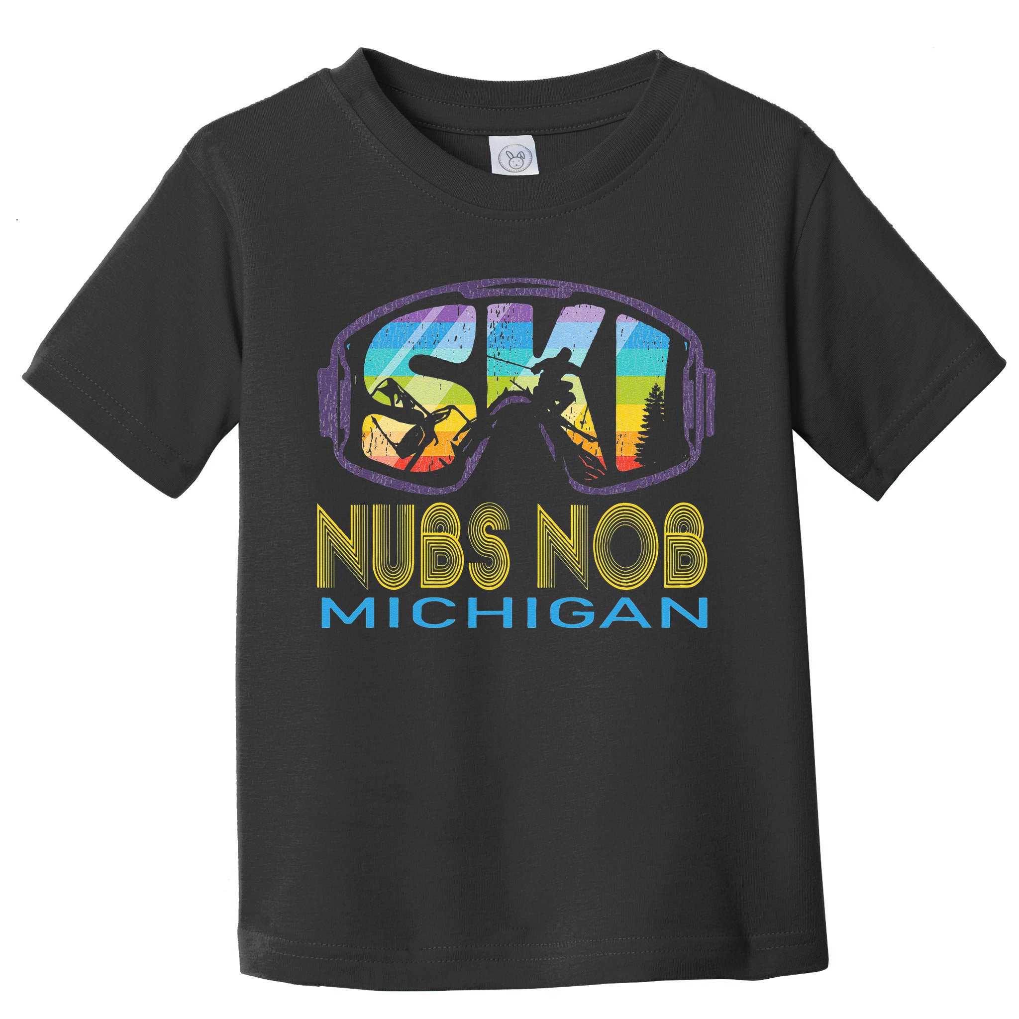 Ski Nubs Nob Michigan Skiing Vacation Toddler T-Shirt