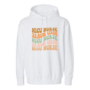 Stethoscope NICU Nurse Fall Yall Autumn Funny Thanksgiving Garment-Dyed Fleece Hoodie