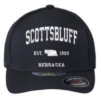 Scottsbluff Nebraska Ne Vintage Athletic Sports Flexfit Unipanel Trucker Cap