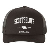 Scottsbluff Nebraska Ne Vintage Athletic Sports Yupoong Adult 5-Panel Trucker Hat