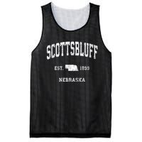 Scottsbluff Nebraska Ne Vintage Athletic Sports Mesh Reversible Basketball Jersey Tank