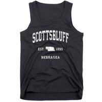 Scottsbluff Nebraska Ne Vintage Athletic Sports Tank Top