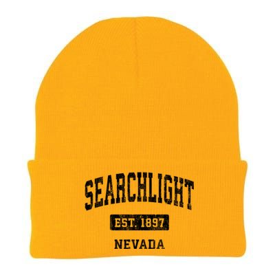 Searchlight Nevada Nv Vintage Sports Knit Cap Winter Beanie