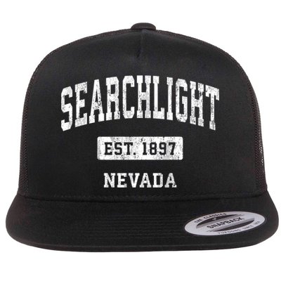 Searchlight Nevada Nv Vintage Sports Flat Bill Trucker Hat