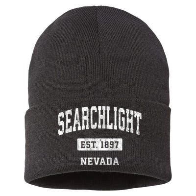 Searchlight Nevada Nv Vintage Sports Sustainable Knit Beanie