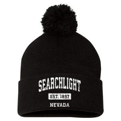 Searchlight Nevada Nv Vintage Sports Pom Pom 12in Knit Beanie