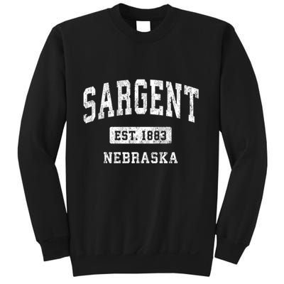 Sargent Nebraska Ne Vintage Athletic Sports Sweatshirt