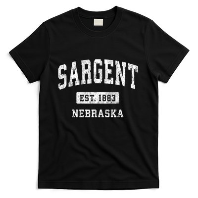 Sargent Nebraska Ne Vintage Athletic Sports T-Shirt