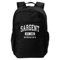 Sargent Nebraska Ne Vintage Athletic Sports Daily Commute Backpack